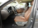 2012 Volkswagen Touareg VR6 FSI Lux 4XMotion Saddle Brown Interior
