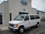 2007 Oxford White Ford E Series Van E350 Super Duty Passenger #5772919