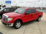 2010 Vermillion Red Ford F150 XLT SuperCrew #57823446