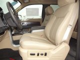 2012 Ford F150 Lariat SuperCrew Pale Adobe Interior