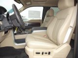 2012 Ford F150 Lariat SuperCrew Pale Adobe Interior