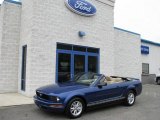 2008 Vista Blue Metallic Ford Mustang V6 Deluxe Convertible #5772916