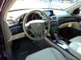 2012 Acura MDX SH-AWD Technology Parchment Interior
