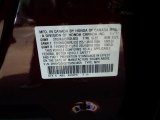 2012 MDX Color Code for Dark Cherry Pearl II - Color Code: R549
