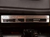 2009 Bentley Continental Flying Spur  Info Tag