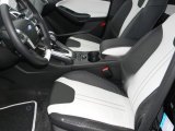 2012 Ford Focus Titanium Sedan Arctic White Leather Interior