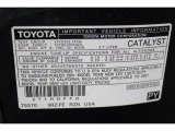 2001 Toyota Tacoma Regular Cab 4x4 Info Tag