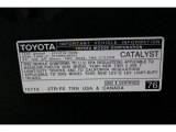 2005 Toyota Tacoma Access Cab Info Tag