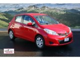 2012 Absolutely Red Toyota Yaris L 5 Door #57873524