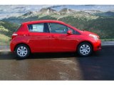 2012 Toyota Yaris Absolutely Red