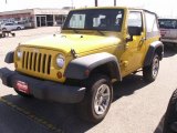 2007 Detonator Yellow Jeep Wrangler X 4x4 #57875391