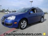 2009 Laser Blue Metallic Volkswagen Jetta SE SportWagen #57873444