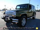 2008 Rescue Green Metallic Jeep Wrangler Unlimited Sahara 4x4 #57873440