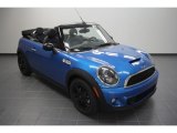 2012 Laser Blue Metallic Mini Cooper S Convertible #57875324