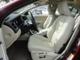2012 Volvo S60 T6 AWD Soft Beige Interior