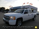 2009 Summit White Chevrolet Silverado 1500 Hybrid Crew Cab #57873141