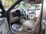 2006 Ford F350 Super Duty Lariat Crew Cab Dually Tan Interior