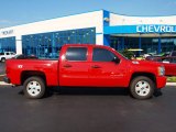 2009 Victory Red Chevrolet Silverado 1500 LT Crew Cab 4x4 #57874140