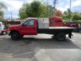 Red Ford F550 Super Duty in 2004