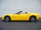 2010 Velocity Yellow Chevrolet Corvette Convertible #57873935