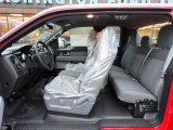 2012 Ford F150 STX SuperCab 4x4 Steel Gray Interior