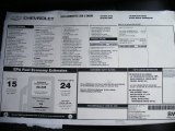 2010 Chevrolet Corvette Z06 Window Sticker