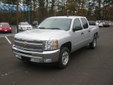 2012 Silver Ice Metallic Chevrolet Silverado 1500 LT Crew Cab #57875747