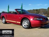 Redfire Metallic Ford Mustang in 2004