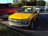 2007 Yellow Chevrolet Colorado Work Truck Regular Cab #57875689
