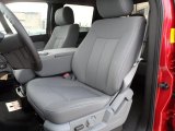 2012 Ford F150 XLT SuperCrew 4x4 Steel Gray Interior