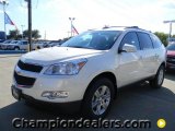 2012 White Diamond Tricoat Chevrolet Traverse LT #57873083