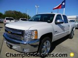 2012 Summit White Chevrolet Silverado 1500 LT Crew Cab #57873071