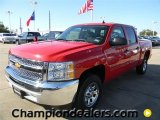 2012 Victory Red Chevrolet Silverado 1500 LT Crew Cab #57873056