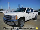 2012 Summit White Chevrolet Silverado 1500 LT Crew Cab #57873053
