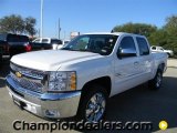 2012 Summit White Chevrolet Silverado 1500 LT Crew Cab #57873049