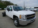 2012 Chevrolet Silverado 3500HD WT Crew Cab Chassis Front 3/4 View
