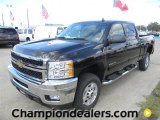 2012 Black Chevrolet Silverado 2500HD LT Crew Cab #57873017