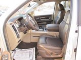 2012 Dodge Ram 1500 Laramie Longhorn Crew Cab 4x4 Light Pebble Beige/Bark Brown Interior