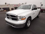2011 Bright White Dodge Ram 1500 SLT Quad Cab 4x4 #57875170
