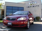 2006 Impulse Red Pearl Toyota Corolla LE #57875127