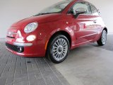 2012 Rosso Brillante (Red) Fiat 500 c cabrio Lounge #58090722