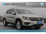 2012 White Gold Metallic Volkswagen Tiguan SE #58090719