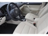 2012 Volkswagen Jetta SE SportWagen Cornsilk Beige Interior