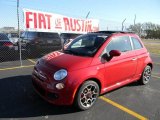 2012 Rosso Brillante (Red) Fiat 500 Sport #57876832