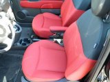 2012 Nero (Black) Fiat 500 c cabrio Pop #57876816