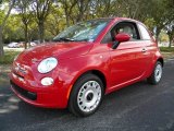 2012 Rosso (Red) Fiat 500 Pop #57876810