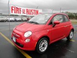 2012 Rosso (Red) Fiat 500 c cabrio Pop #58090689