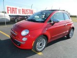 2012 Rosso Brillante (Red) Fiat 500 Lounge #57876764