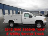 2012 Summit White GMC Sierra 2500HD Regular Cab Utility Truck 4x4 #58090642