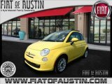2012 Giallo (Yellow) Fiat 500 Pop #57876670